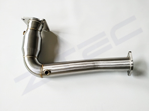 Subaru J-pipe resonated downpipe