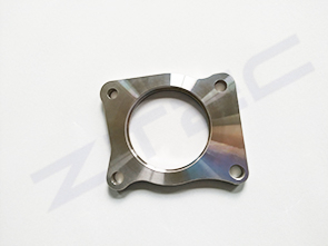 Automobile modified exhaust flange