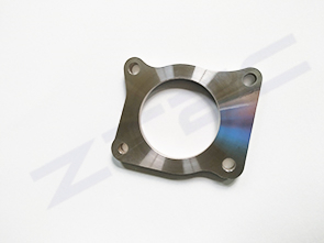 Automobile modified exhaust flange