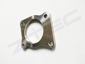 Automobile modified exhaust flange